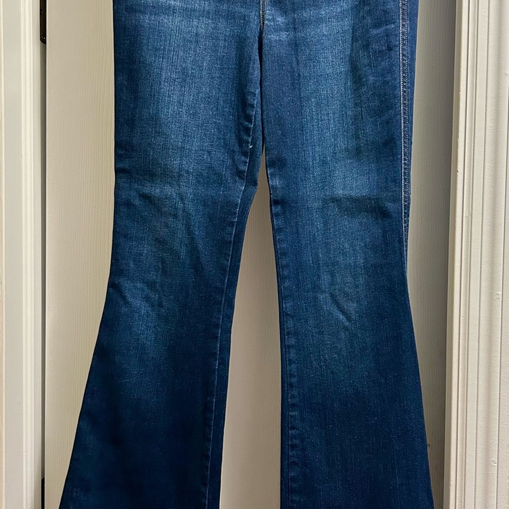 SPANX Indigo Flare Leg Jeans